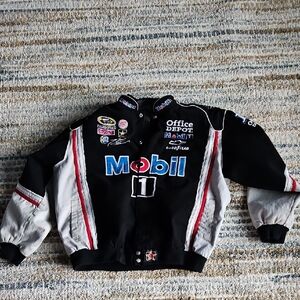 Mobil Black Bomber Jacket